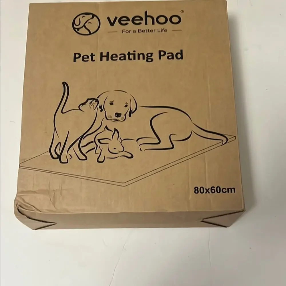 VEEHOO PET HEATING PAD INDOOR/ OUTDOOR ‎ 80X60CM